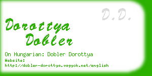 dorottya dobler business card